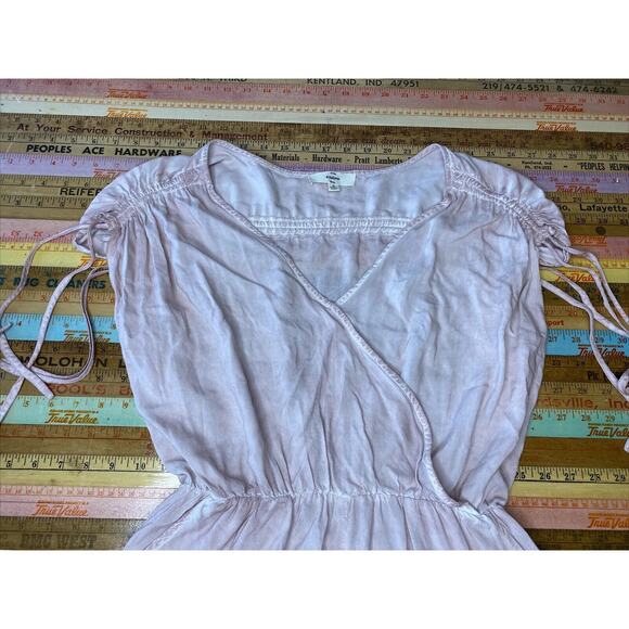 ENTRO M Blush Pink CAYMAN Island ROMPER Shorts One piece Pockets Festival Beach - Picture 3 of 10